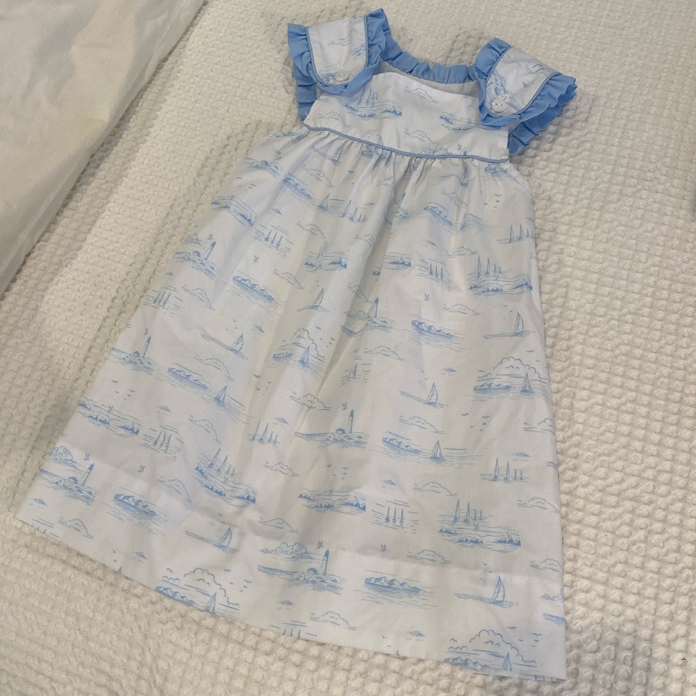 EUC. Classic Whimsy sailboat print dress.